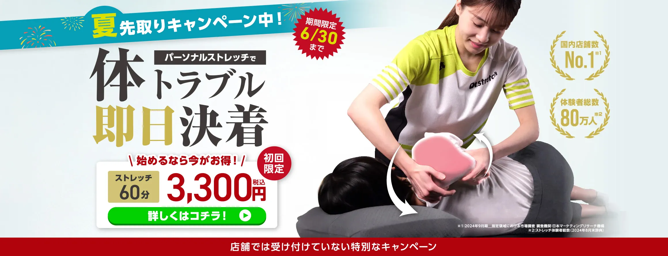 体トラブル即日決着！