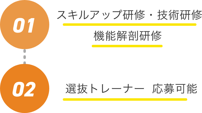 研修制度（店舗デビュー後）